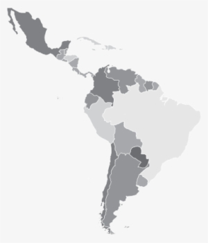 Colombia - Puerto Rico On Latin America Map
