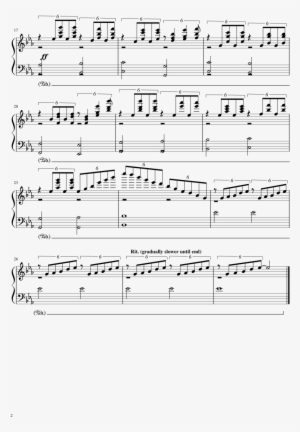 Yuri On Ice Sheet Music Composed By Taru Omebayashi - Partition De Musique Piano
