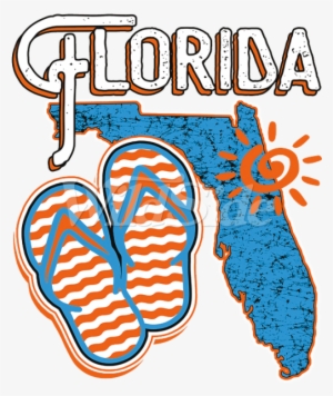 Florida State With Sandals - Illustration