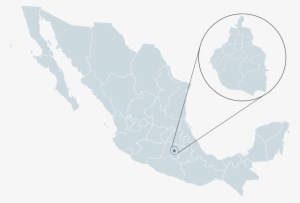 Mexico Map, Mx-dif - Distrito Federal Mexico Map