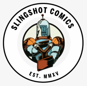 The Slingshot Comics Logo - World Rabies Day Logo