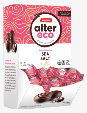 Sea Salt Truffles - Alter Eco Chocolate Display Box