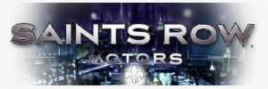 For Those Of You That Do Not Know What Or Who Srm Are, - Saints Row The Third