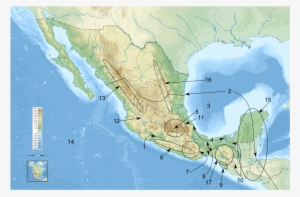 Map Of Mexico Non Quiz Version - Los Cabos Bcs Map