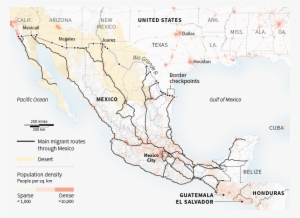 A Majority Travel Thousands Of Miles By Road And Rail - Honduras To Us Border