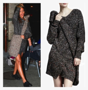 Rihanna Wins Fall - Stella Mccartney Knitted Bag