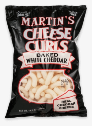 Martin's Cheese - Martin's Gluten Free Cheese Curls Baked White Cheddar