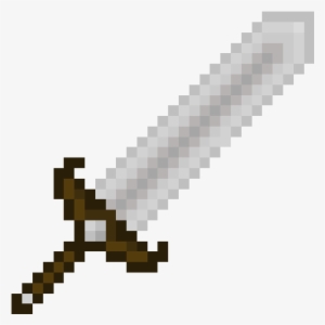 Minecraft Iron Sword Png - Diamond Sword Minecraft Texture