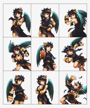 Dark Pit's Portraits - Cartoon