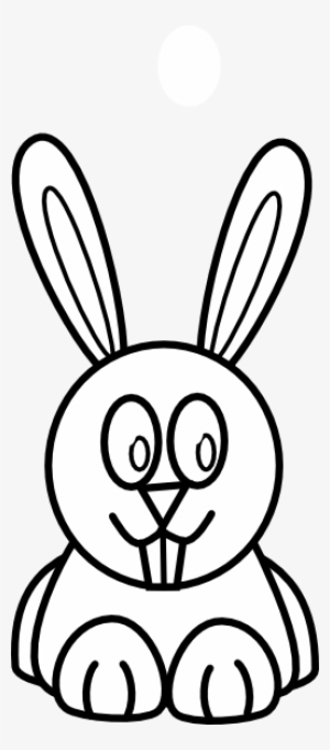 Bunny Black And White Clipart - Year Of The Rabbit Coloring