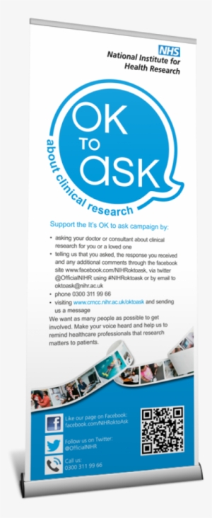 Popup Banners - Nhs Research Roller Banner