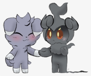 Png - Marshadow And Espurr