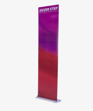 Silverstep Retractable Banner Stand 24″ - Banner