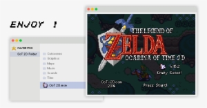 How To Use Oot 2d - Zelda Ocarina Of Time 2d