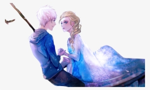 elsa and jack frost wallpapers - anna and jack frost anime