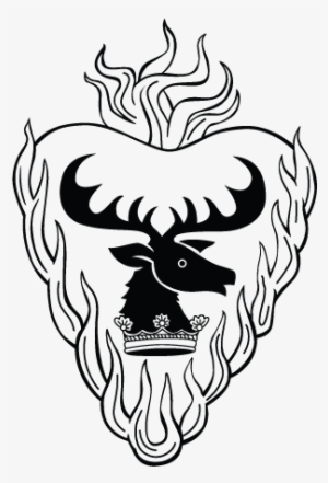Stannis Baratheon Sigil Black And White