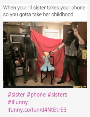 Guns, Phone, And Sister, Sister - Unexpected Jihad Meme