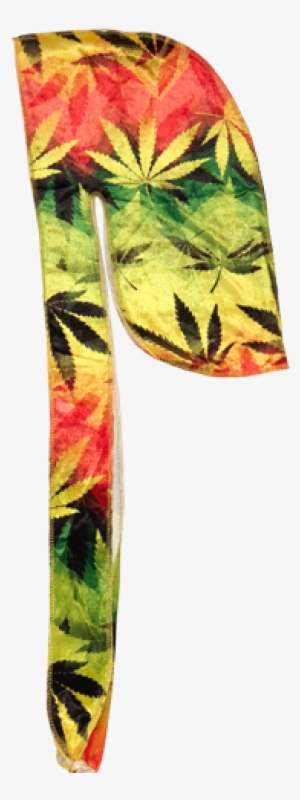 Image Of Weed Plant Velvet Print Durag - Cannabis