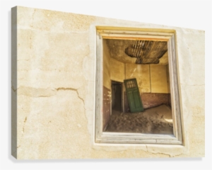 Sand In The Rooms Of A Colourful And Abandoned House - Kolmanskop