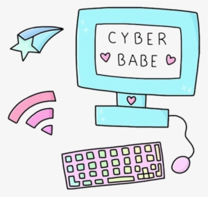 Cyber Cyberpunk Pastel Pastelaesthetic Aesthetic Comput