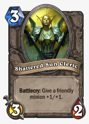 Shattered Sun Cleric - Hearthstone Card