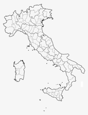 Italy Map With Provinces - Italy Map Provinces