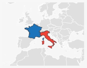 France Italy Map - France And Italy On Map