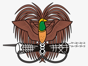 Bird Of Paradise Clipart Papua New Guinea Flag - Papua New Guinea Emblem Png
