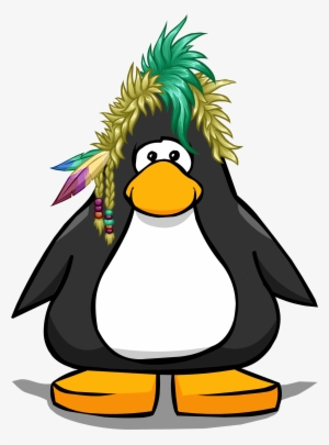 The Paradise Punk On A Player Card - Club Penguin Party Png