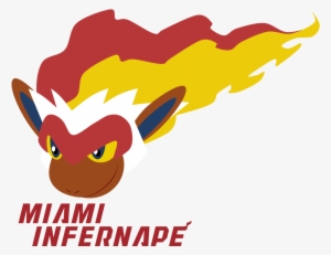 Nba X Pokemon Team Logos - Miami Infernape