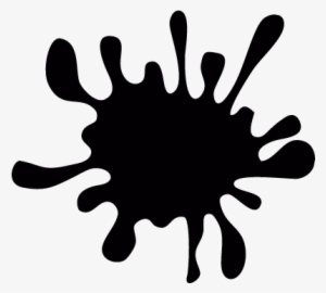 Splatter Vector - Black Paint Splash Clipart