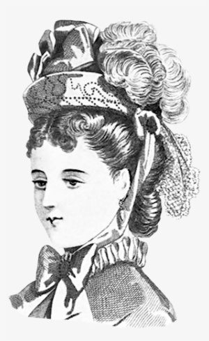 Latest Fashion Tips For Women's Hats 1871 - Victorian Era Png