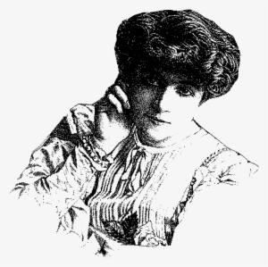 Digital Victorian Gibson Girl Image Download - Illustration