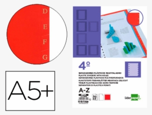 Separadores A5 Plástico A-z