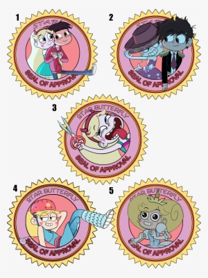 Shitpost[real Last Patch] Seal Of Approval - Transparent Star Butterfly