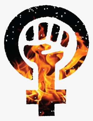 Feminist Scientists Doing Feminist Science - Feminist Symbol Fire