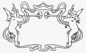 This Free Icons Png Design Of Cherub Trumpet Frame
