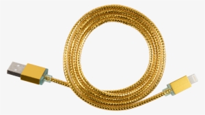 Gold Glimmer Usb Cable For Iphone - Decor Craft, Inc.