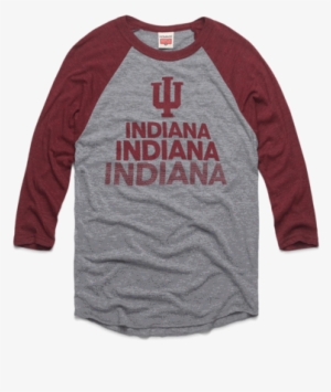 For The Glory Of Old Iu Raglan Indiana University Hoosiers - Raglan Sleeve