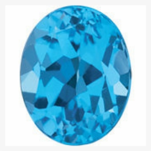 Usna Class Ring Blue Topaz - Oval Shape Swiss Blue Topaz Gem Grade Aaa 10.00 X 8.00
