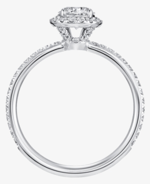The One, Round Brilliant Diamond Micropavé Engagement - Engagement Ring