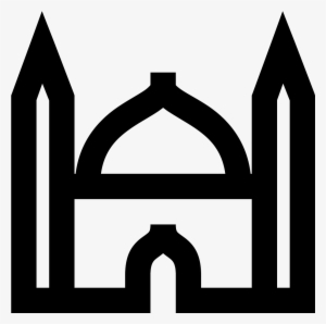 This Logo Is Of A Mosque And Has Two Towers Surrounding - Иконка Мечеть
