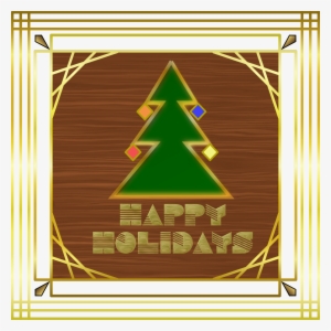 This Free Icons Png Design Of Art Deco Holiday Card