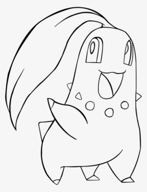 Chikorita Coloring Page - Drawing