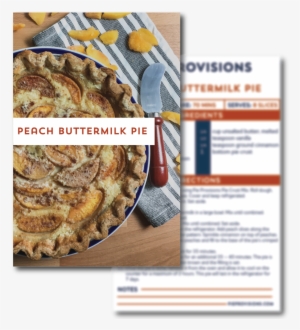 Peach Buttermilk Recipe Card - Pepperoni