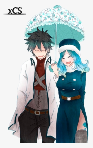 Fairy Tail, Gray Fullbuster, And Juvia Image - Gruvia Fairy Tail Png