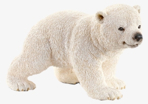 Schleich 14708 Polar Bear Cub, , Large - Schleich - Wild Life - Artic & Antarctic - Polar