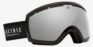 5 Gloss Black Bronze/ Silver Chrome Goggles One Size,