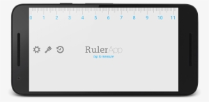 Ruler App Home Screen - Ruler