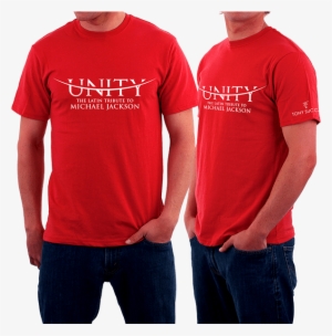 Camiseta Unity Official Rojo - Tony Succar: Unity: The Latin Tribute To Michael Jackson